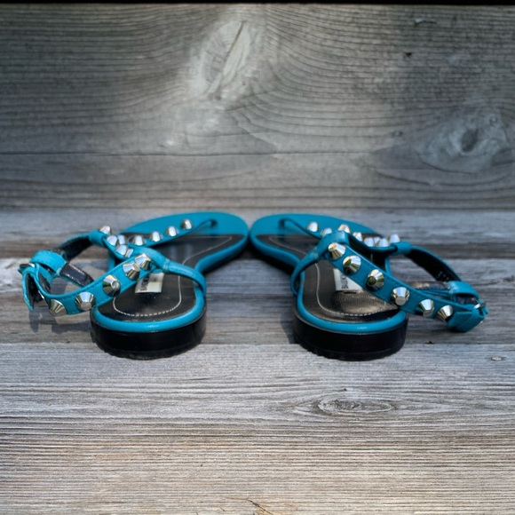 BALENCIAGA stud sandals Blue (37) - Picture 3 of 4